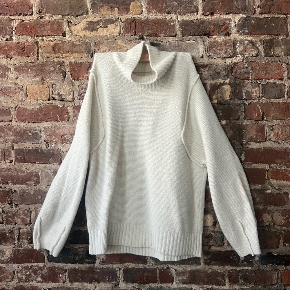 Universal Thread Cream Cowl Neck Sweater